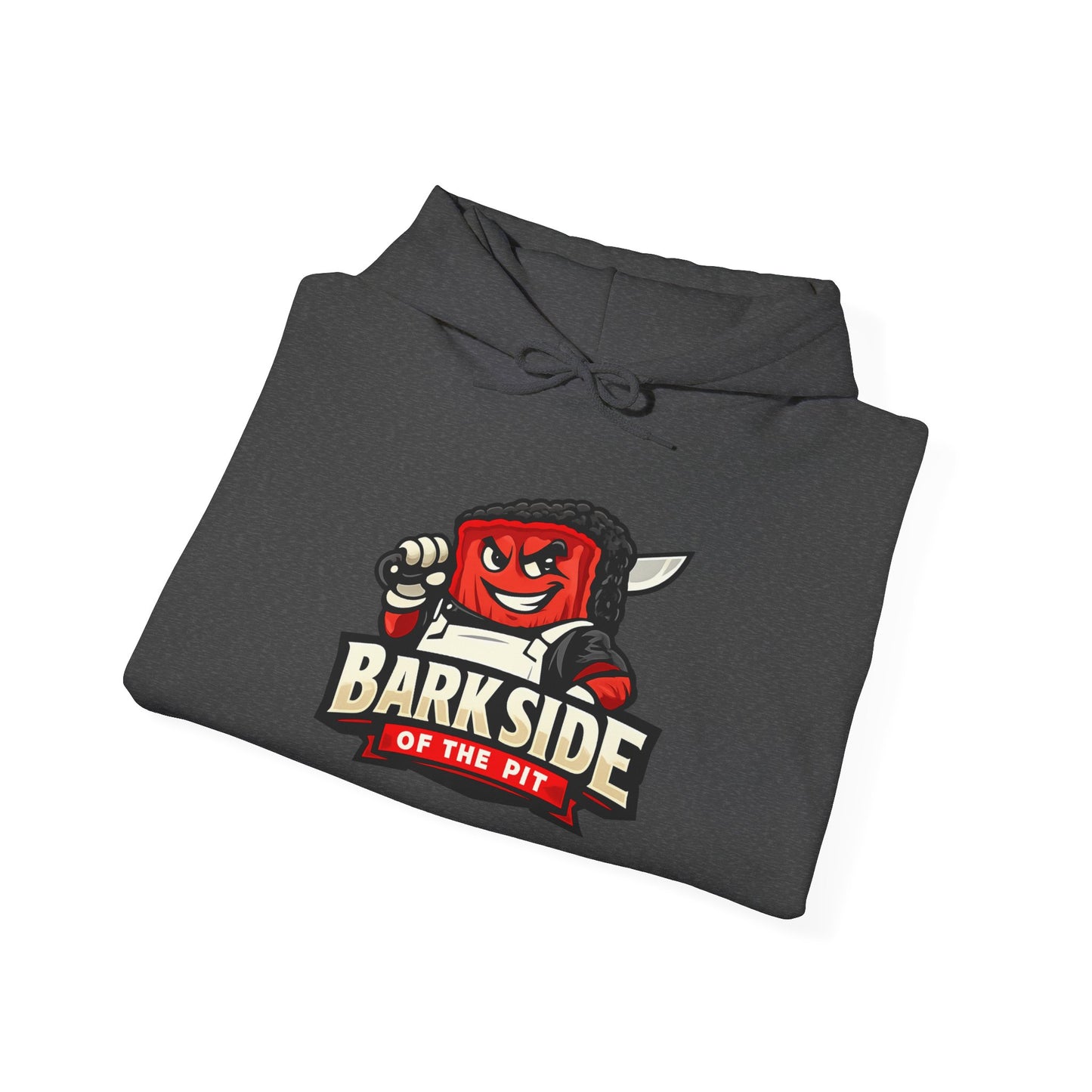 Barkside of the Pit Hoodie — Funny BBQ Grill Mascot Pullover