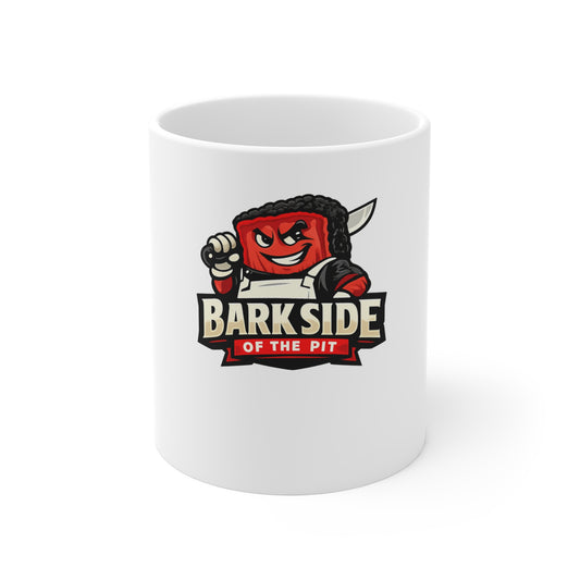 Barkside of the Pit Mug — Funny BBQ Coffee Mug, 11 oz