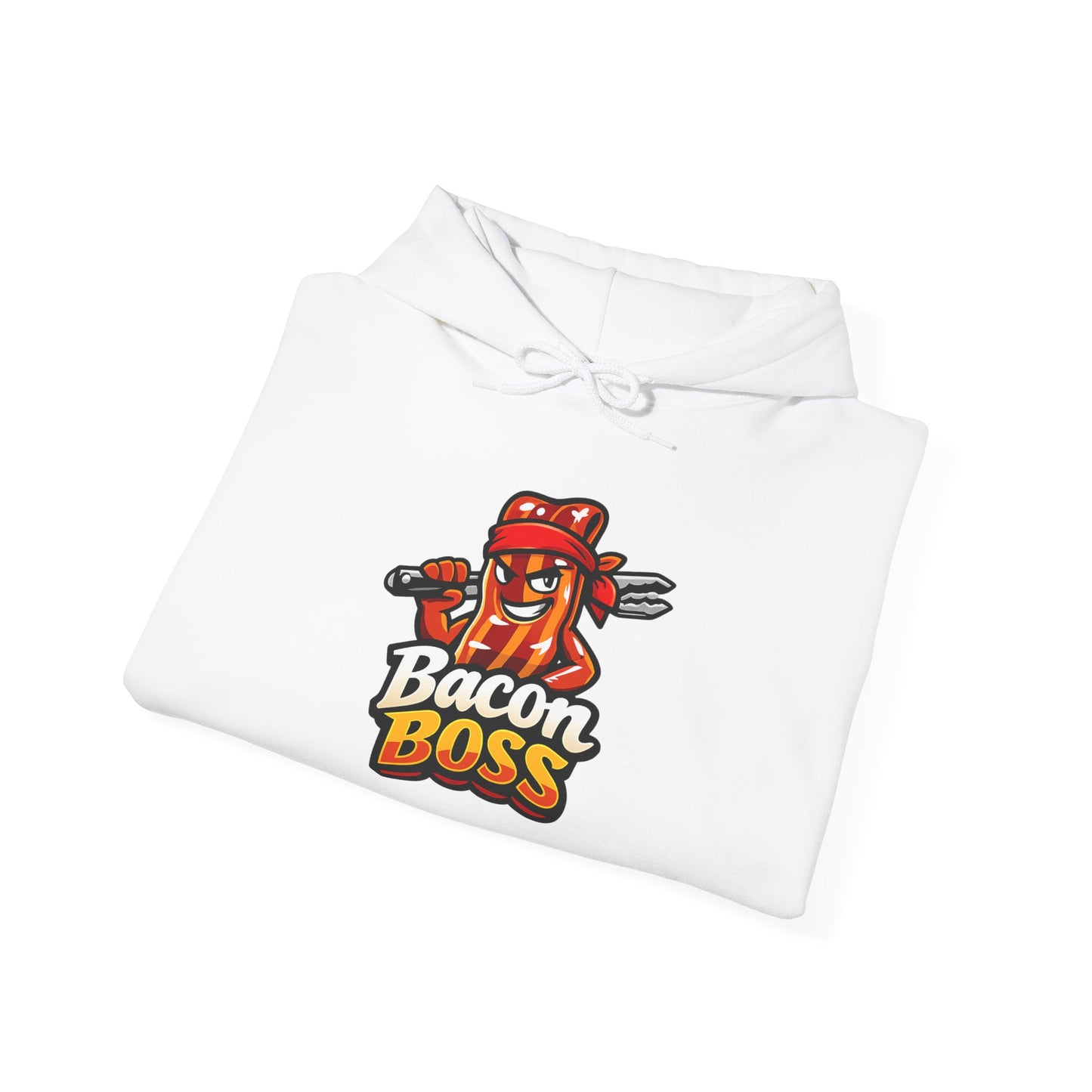 Bacon Boss Hoodie — Funny Chef Bacon Graphic Pullover