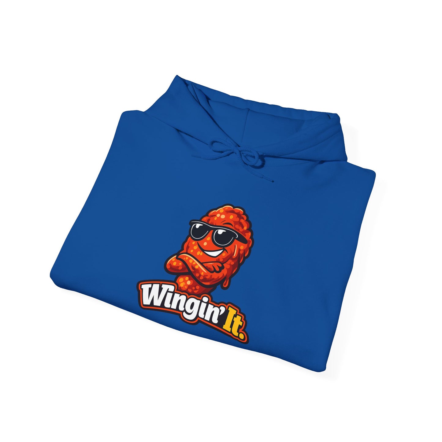 Wingin' It Chicken Wing Hoodie — Funny Foodie Comfort Pullover