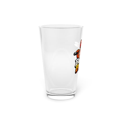 Bacon Boss Pint Glass — Funny BBQ Beer Glass, 16oz