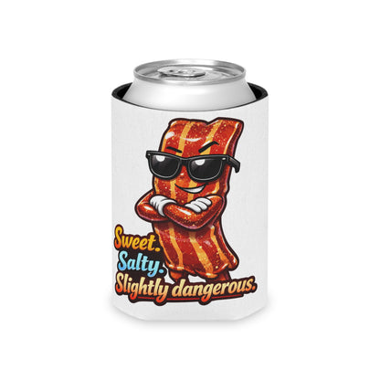 Sweet, Salty & Slightly Dangerous Can Cooler — Funny BBQ Beer Koozie