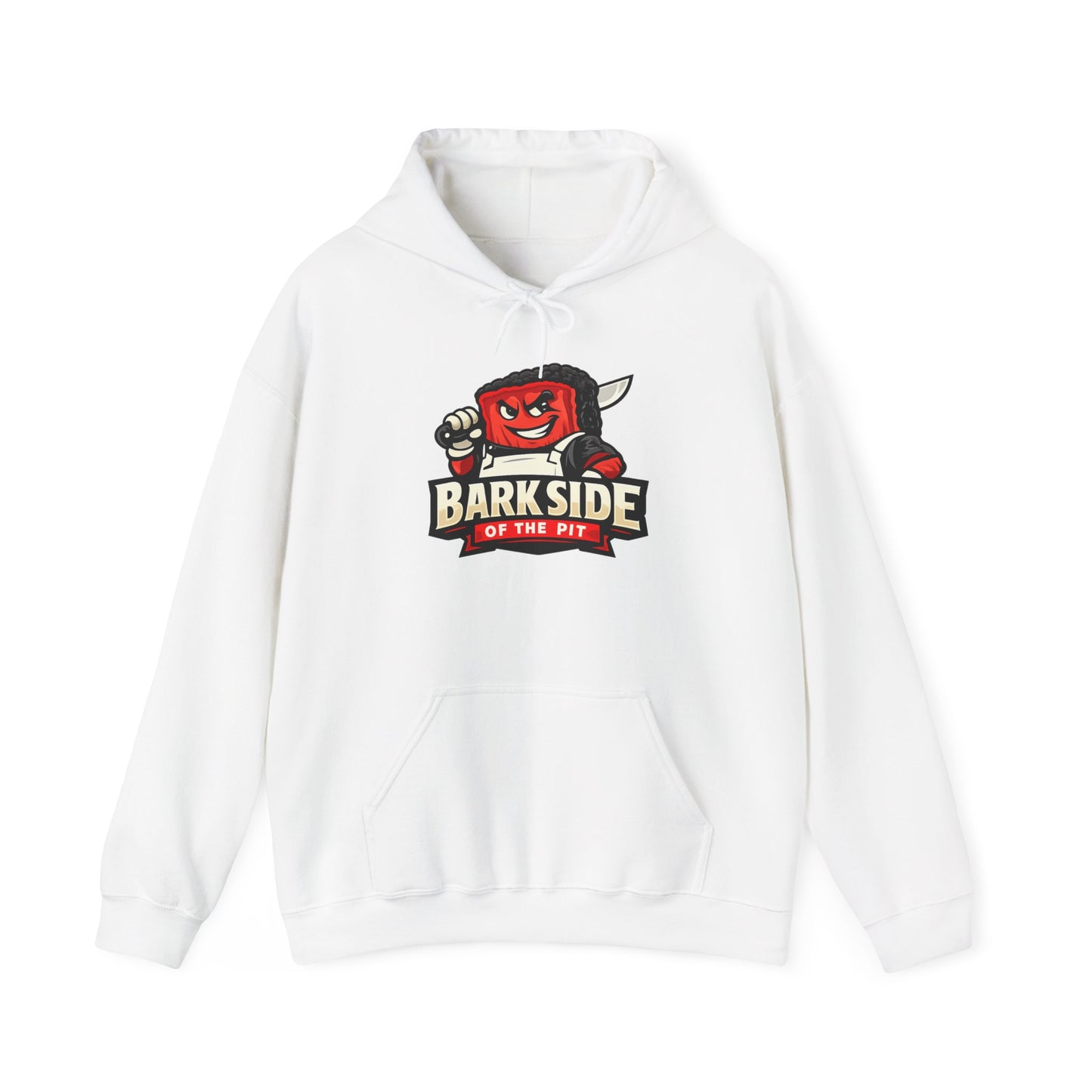 Barkside of the Pit Hoodie — Funny BBQ Grill Mascot Pullover