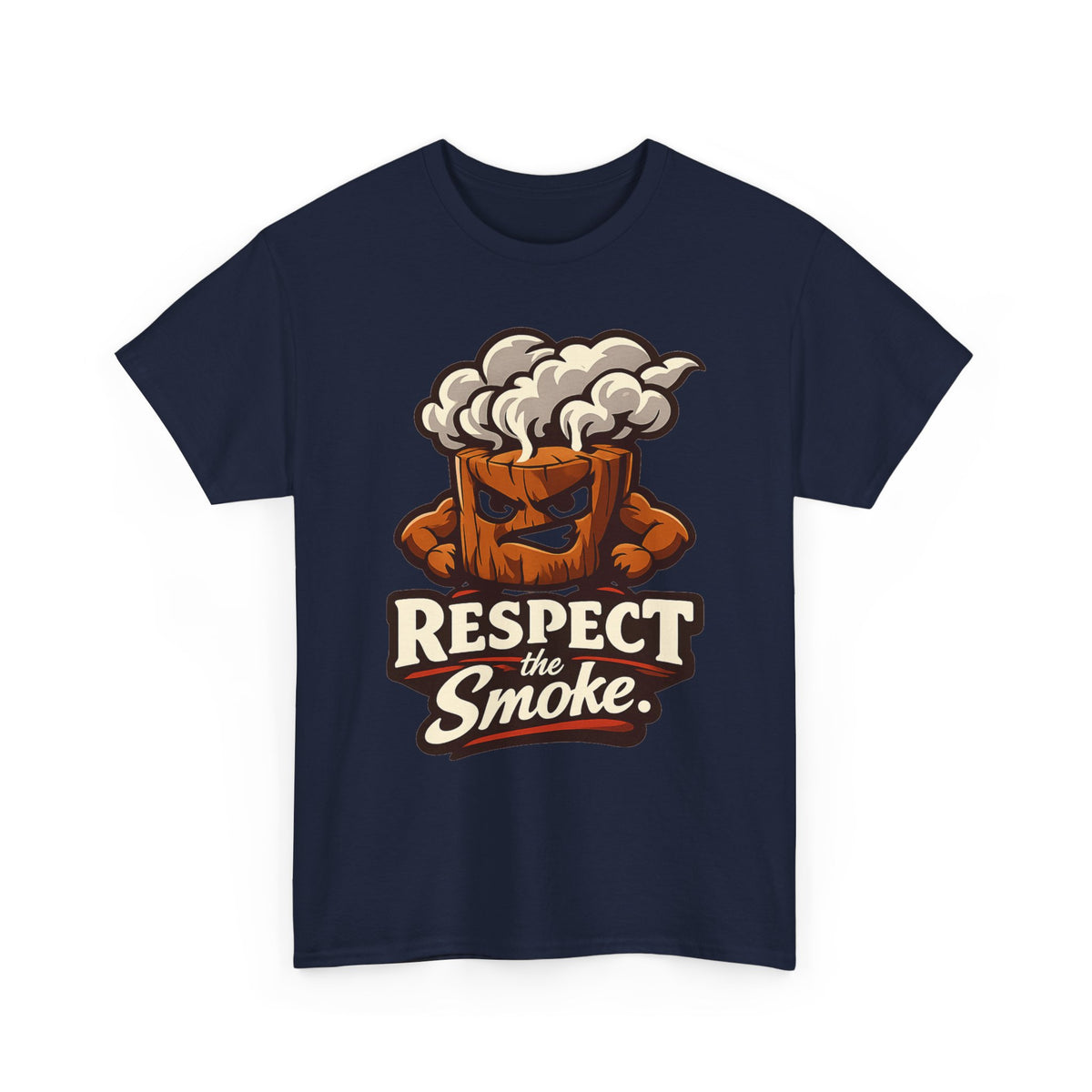 Respect the Smoke Tee — Funny BBQ Retro BBQ T-Shirt