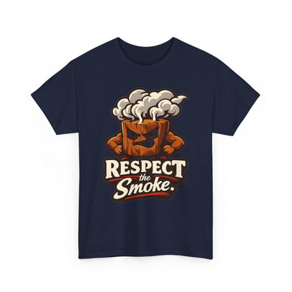 Respect the Smoke Tee — Funny BBQ Retro BBQ T-Shirt