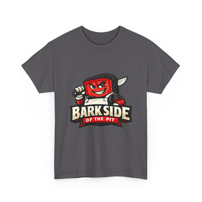 Barkside of the Pit Tee — Funny BBQ Grill Mascot T-Shirt