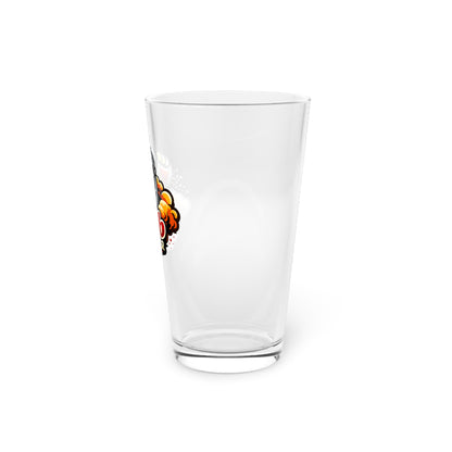 Rub Dealer Pint Glass — Funny BBQ Beer Glass, 16oz