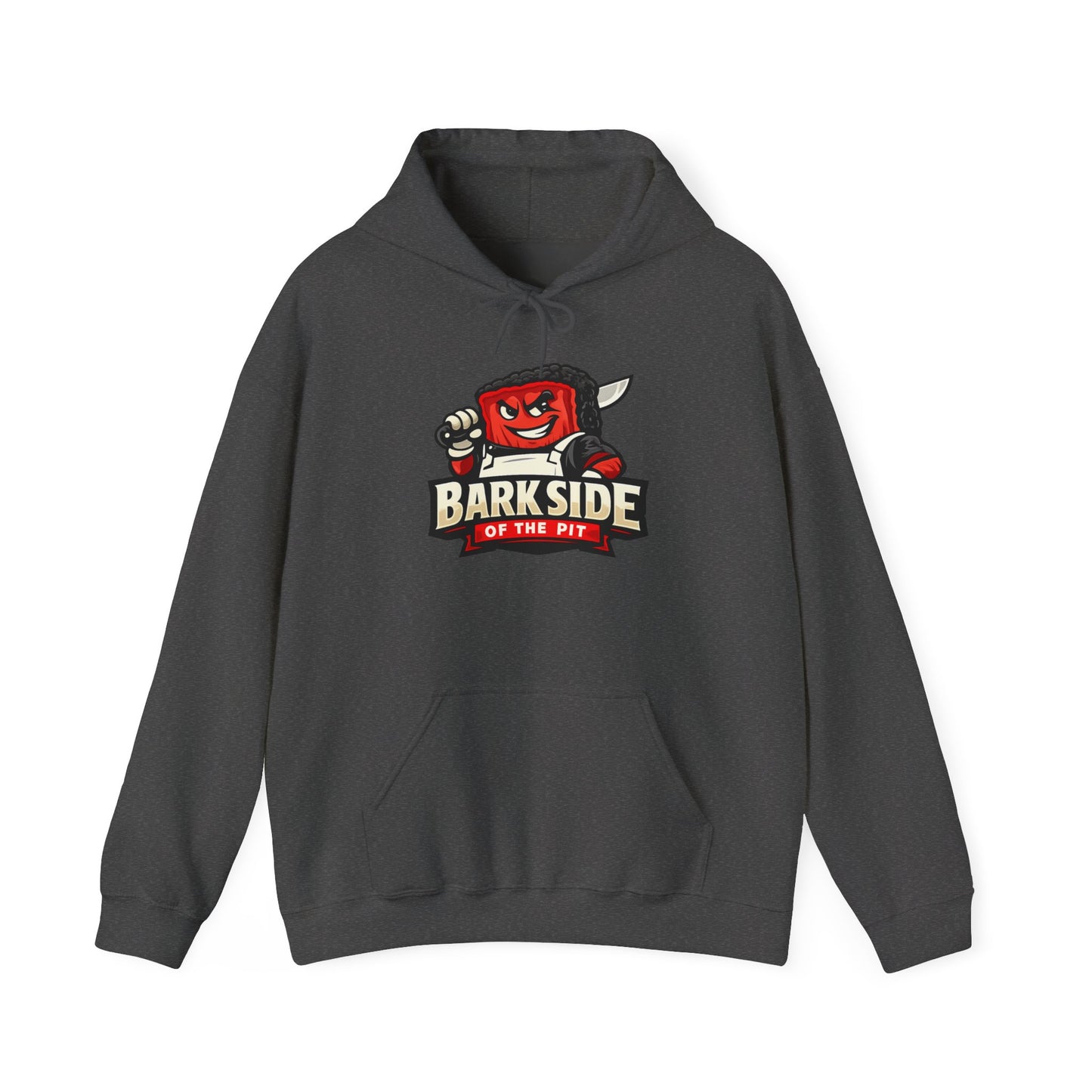 Barkside of the Pit Hoodie — Funny BBQ Grill Mascot Pullover
