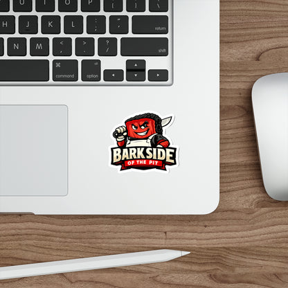 Barkside of the Pit Die-Cut Sticker — Funny BBQ Sticker