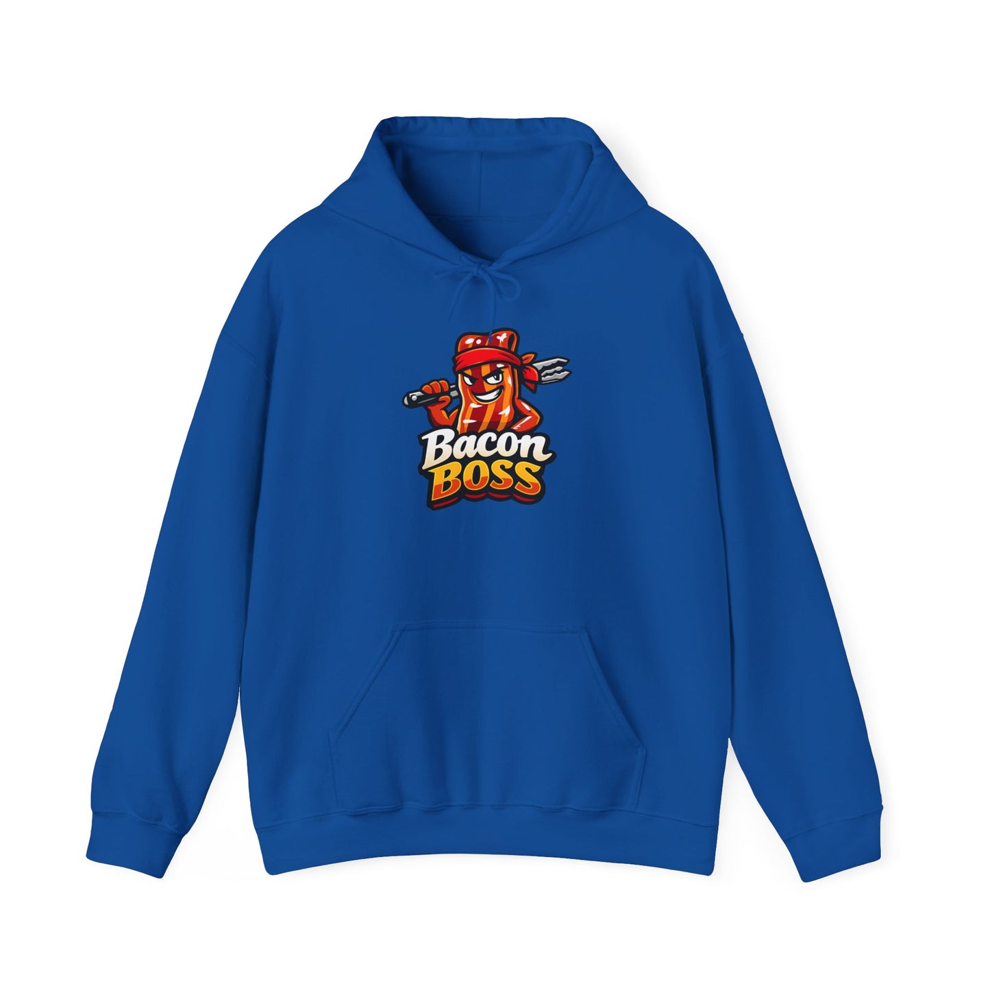 Bacon Boss Hoodie — Funny Chef Bacon Graphic Pullover