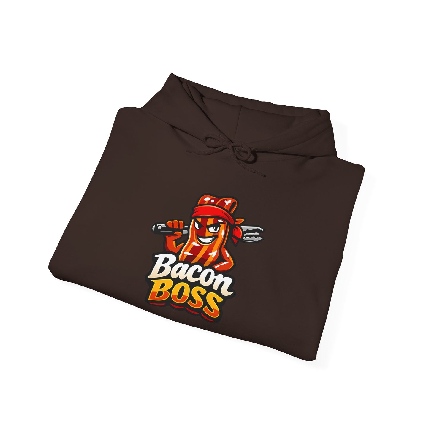 Bacon Boss Hoodie — Funny Chef Bacon Graphic Pullover