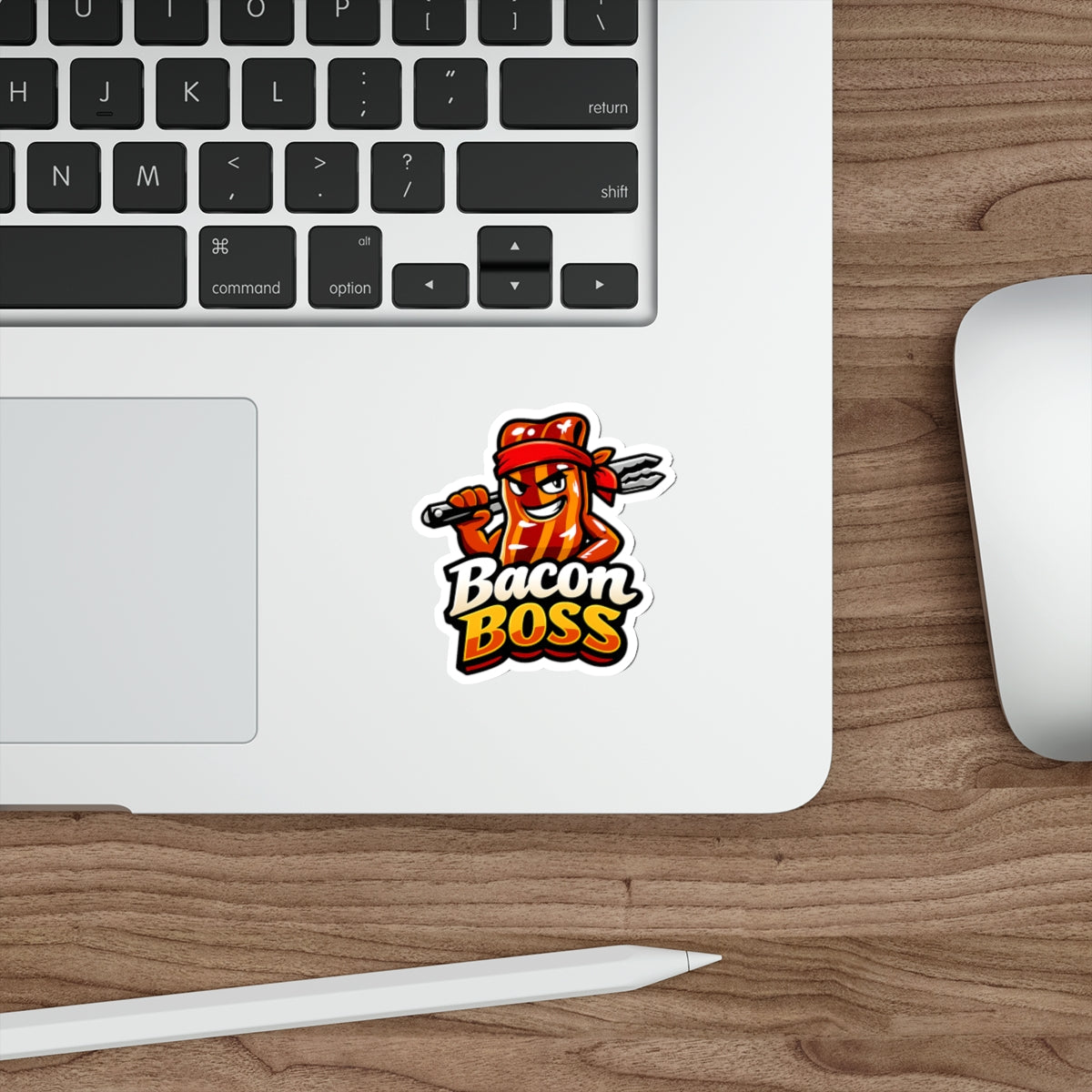 Bacon Boss Die-Cut Sticker — Funny BBQ Sticker