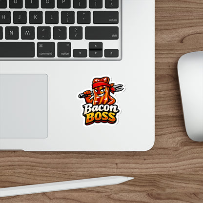 Bacon Boss Die-Cut Sticker — Funny BBQ Sticker