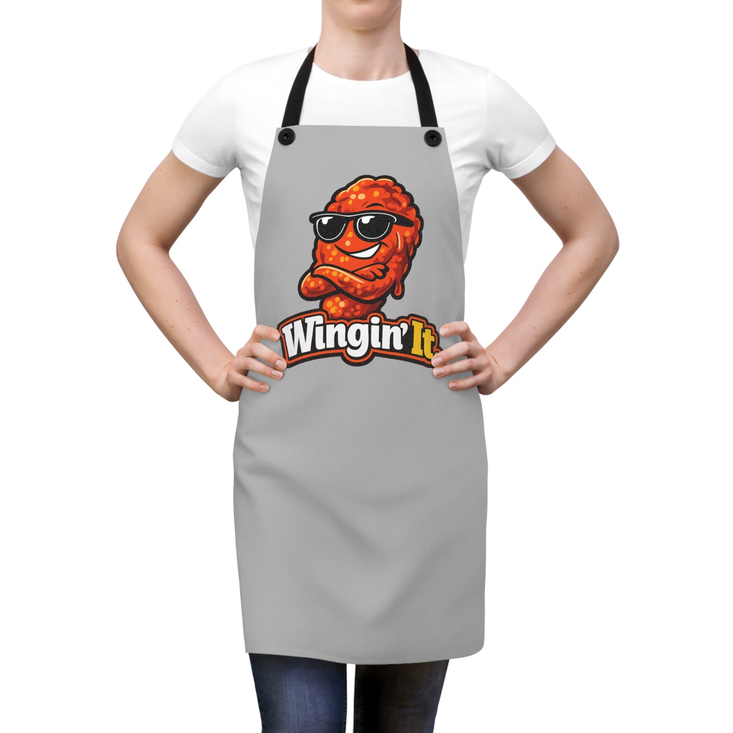 Apron — 'Wingin' It' Funny BBQ & Grilling Apron