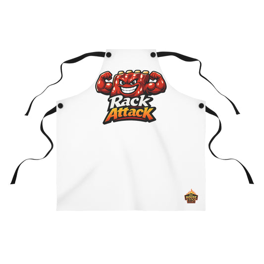 Apron — 'Rack Attack' Funny BBQ & Grilling Apron