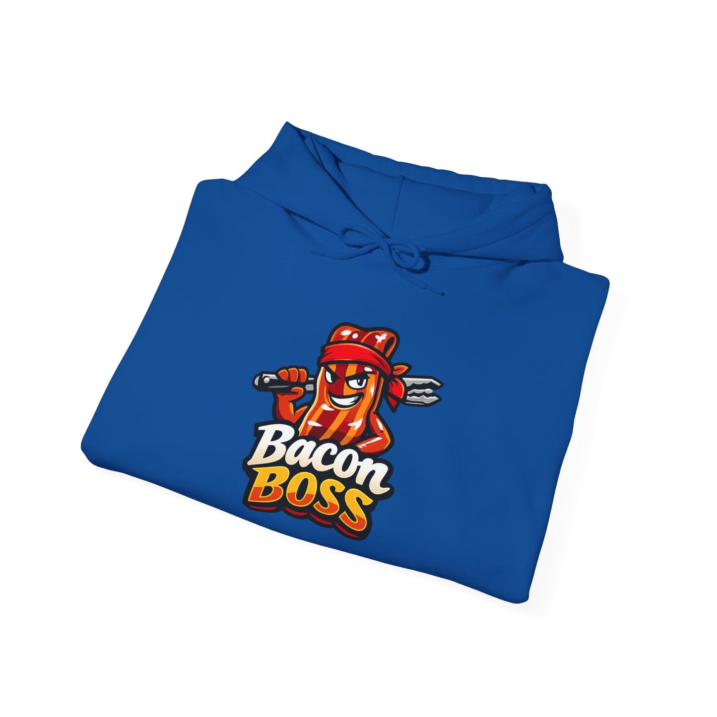 Bacon Boss Hoodie — Funny Chef Bacon Graphic Pullover