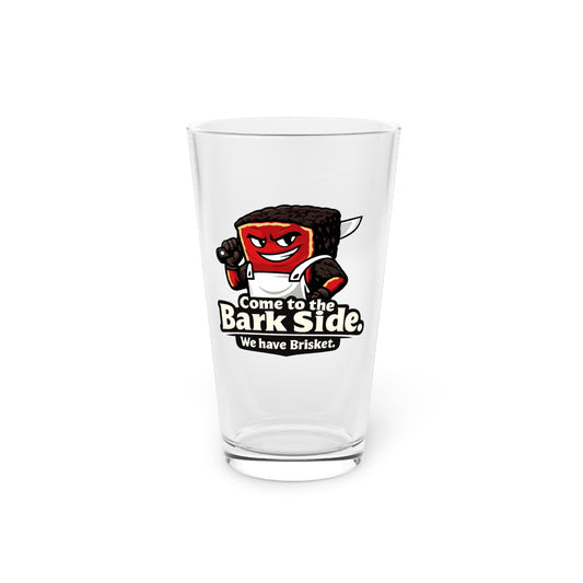 Come to the Bark Side Pint Glass — Funny BBQ Beer Glass, 16oz