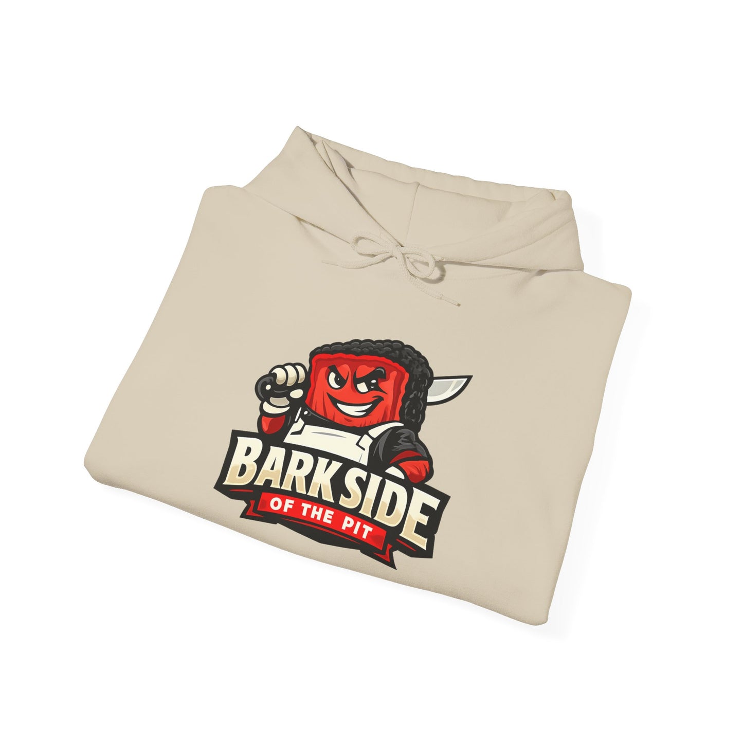 Barkside of the Pit Hoodie — Funny BBQ Grill Mascot Pullover