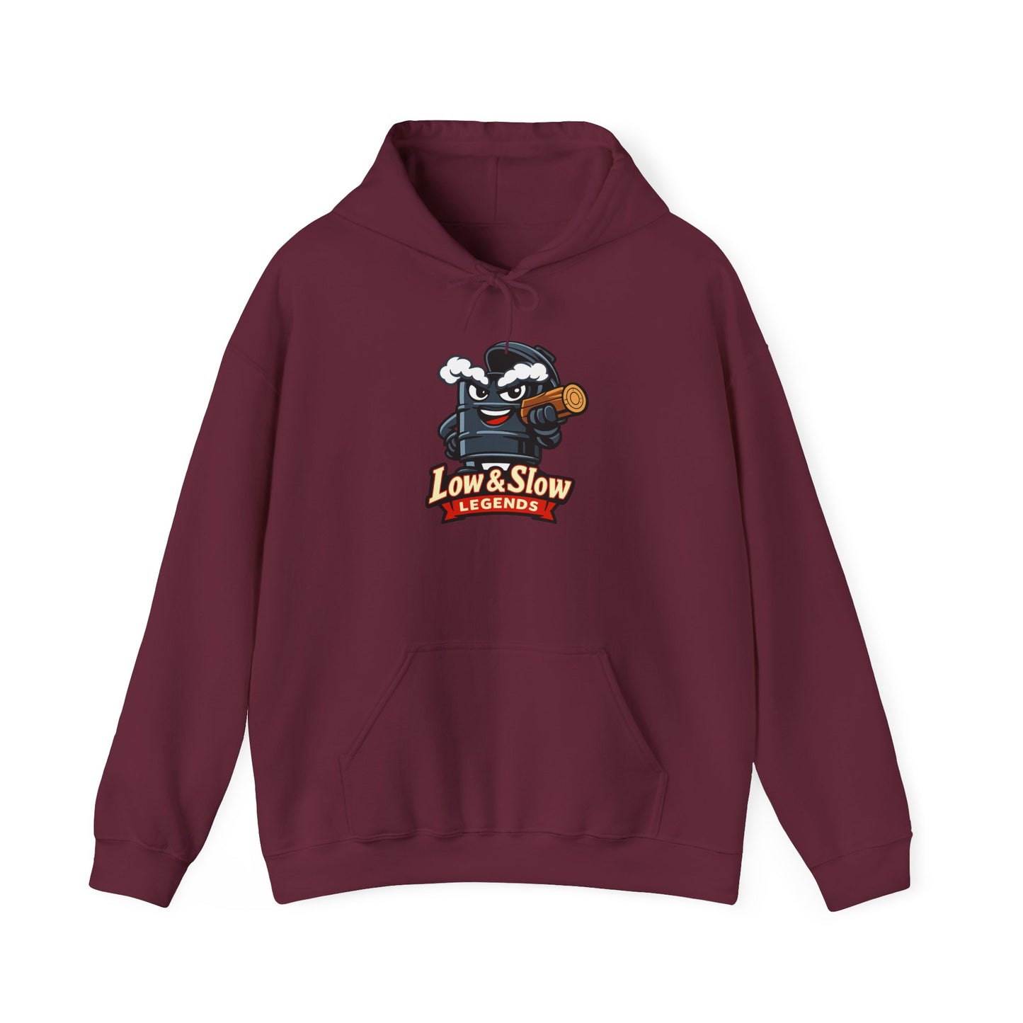 Low & Slow Legends Hoodie — BBQ Smoker Pitmaster Pullover