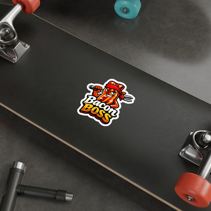 Bacon Boss Die-Cut Sticker — Funny BBQ Sticker
