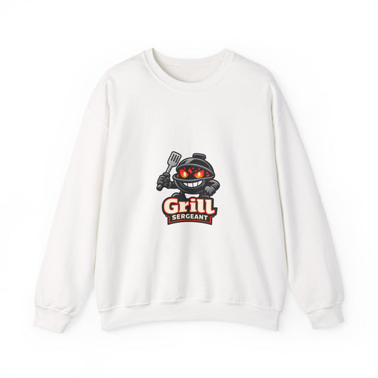 Grill Sergeant Crewneck Sweatshirt — Funny BBQ Chef Pullover