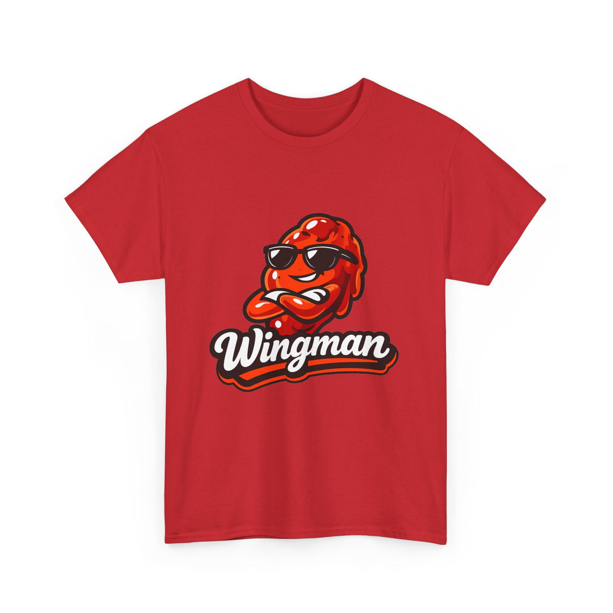 Wingman Tee — Funny BBQ Chicken Wing Mascot T-Shirt