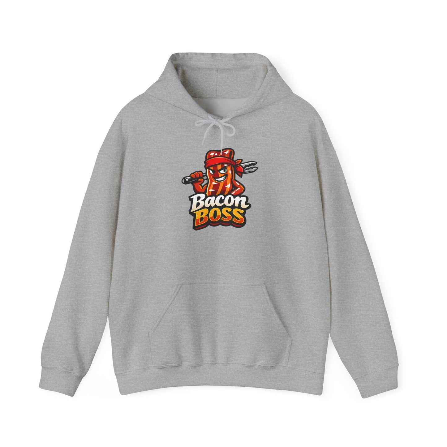 Bacon Boss Hoodie — Funny Chef Bacon Graphic Pullover