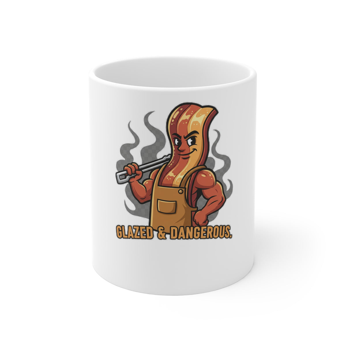 Glazed & Dangerous Mug — Funny BBQ Coffee Mug, 11 oz