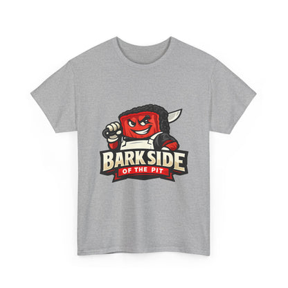 Barkside of the Pit Tee — Funny BBQ Grill Mascot T-Shirt