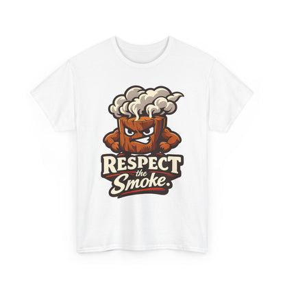 Respect the Smoke Tee — Funny BBQ Retro BBQ T-Shirt