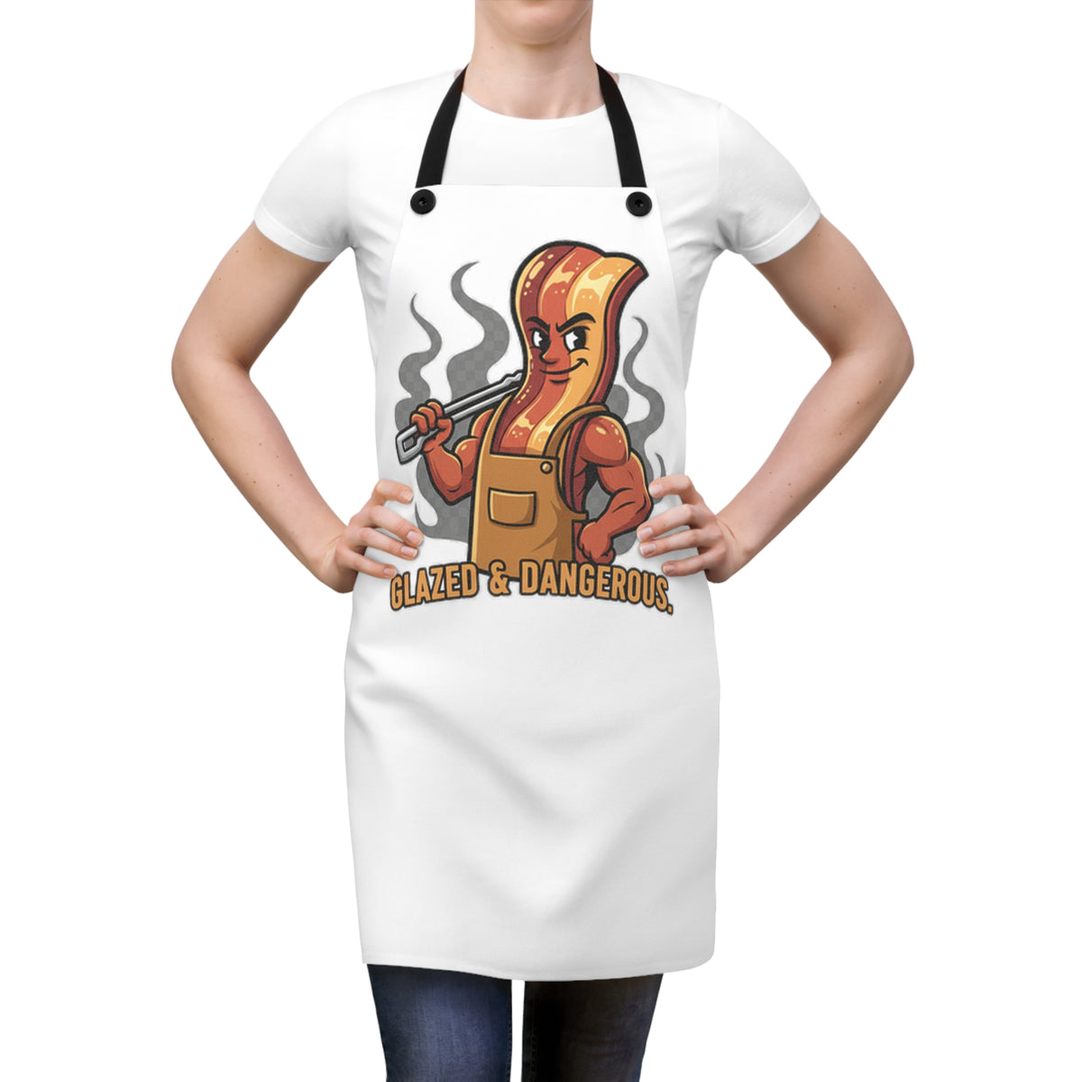 Apron — 'Glazed & Dangerous' Funny BBQ & Grilling Apron