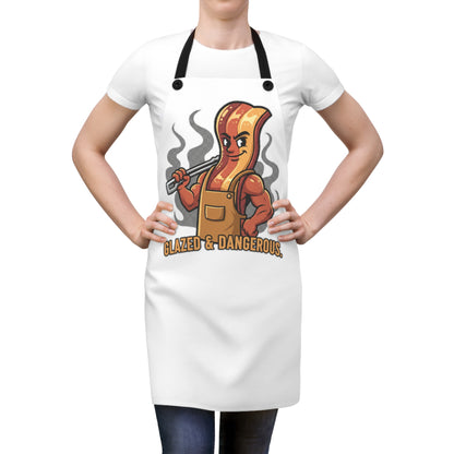 Apron — 'Glazed & Dangerous' Funny BBQ & Grilling Apron