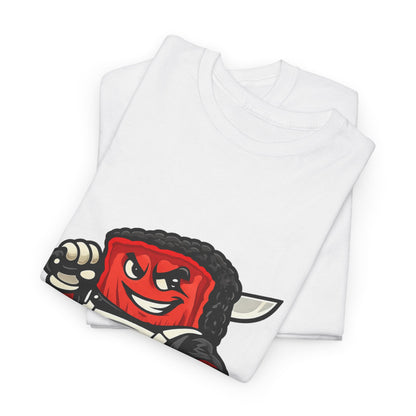 Barkside of the Pit Tee — Funny BBQ Grill Mascot T-Shirt