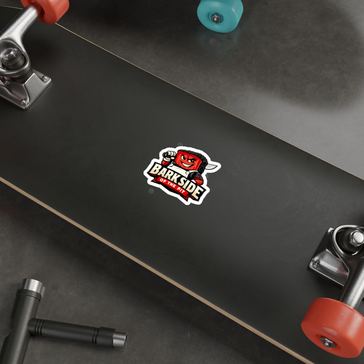 Barkside of the Pit Die-Cut Sticker — Funny BBQ Sticker