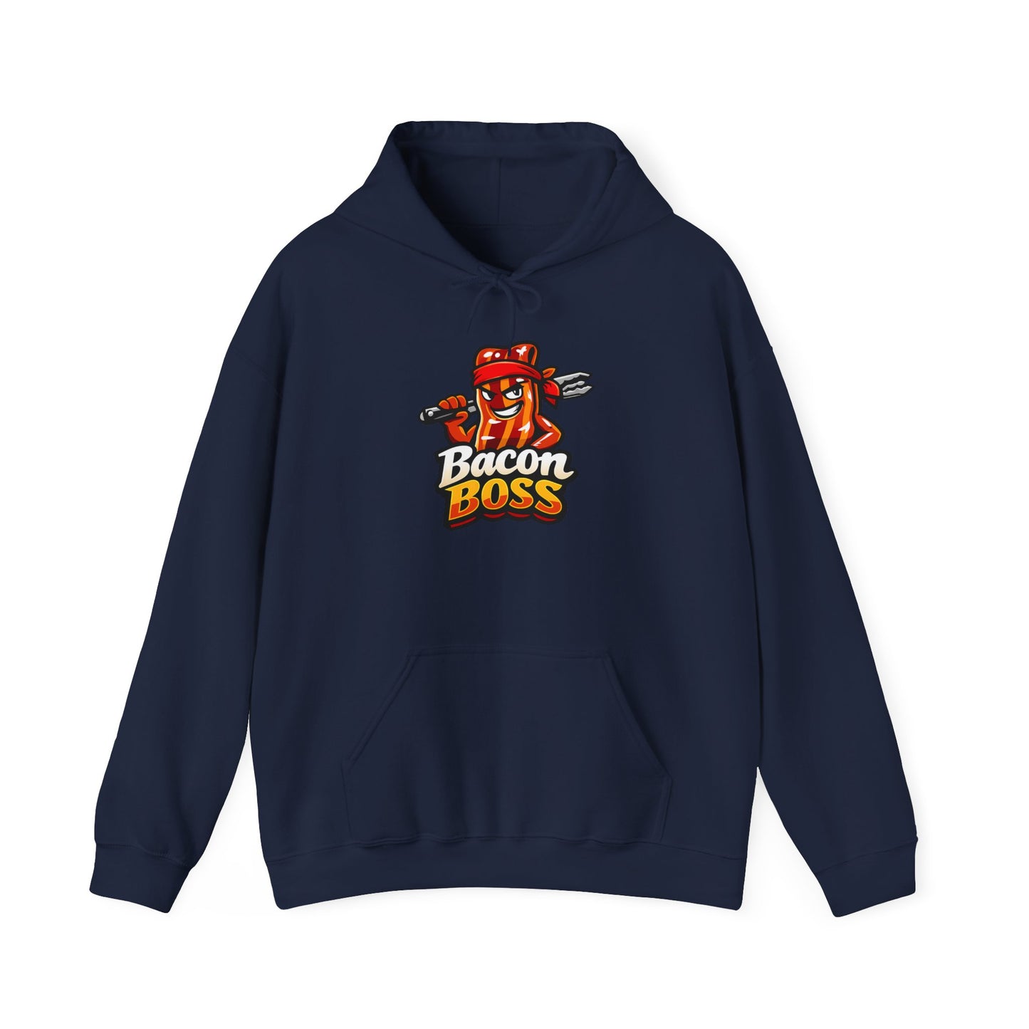 Bacon Boss Hoodie — Funny Chef Bacon Graphic Pullover