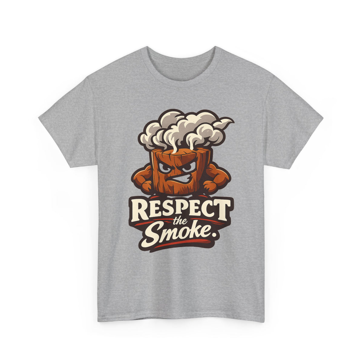 Respect the Smoke Tee — Funny BBQ Retro BBQ T-Shirt