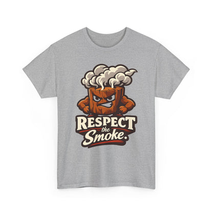 Respect the Smoke Tee — Funny BBQ Retro BBQ T-Shirt
