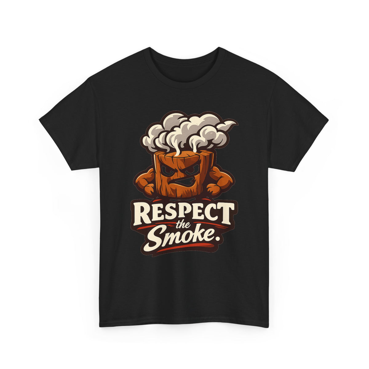 Respect the Smoke Tee — Funny BBQ Retro BBQ T-Shirt