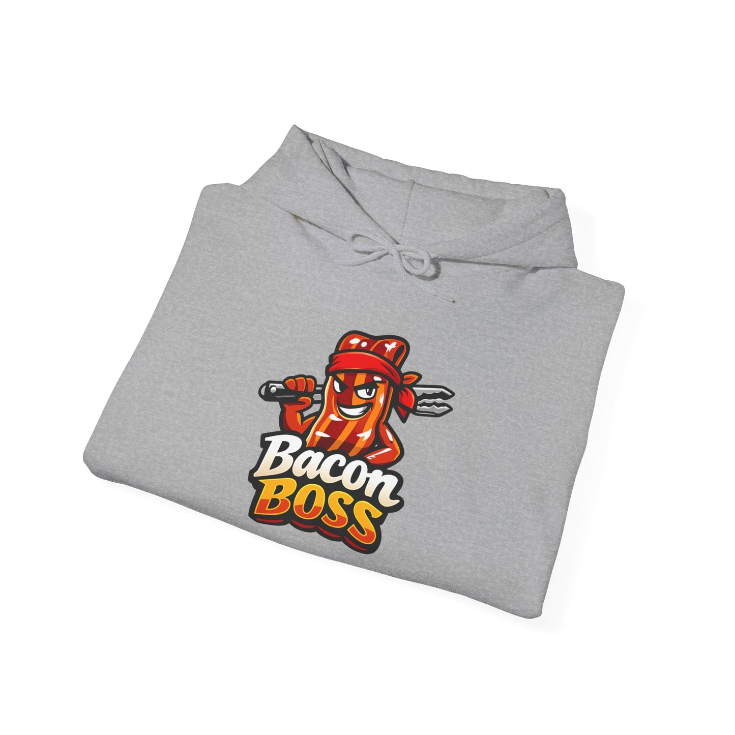 Bacon Boss Hoodie — Funny Chef Bacon Graphic Pullover