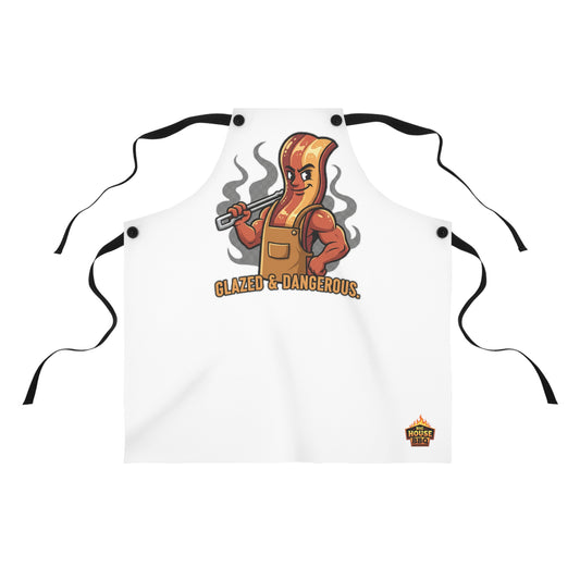 Apron — 'Glazed & Dangerous' Funny BBQ & Grilling Apron