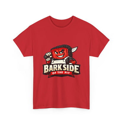 Barkside of the Pit Tee — Funny BBQ Grill Mascot T-Shirt