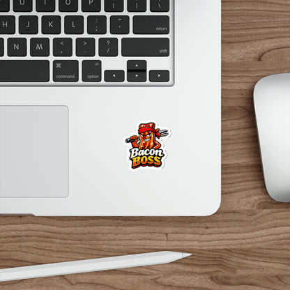 Bacon Boss Die-Cut Sticker — Funny BBQ Sticker