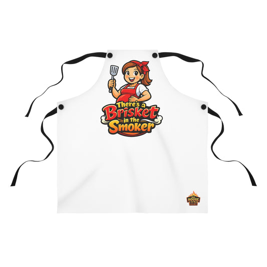 Apron — 'Brisket in the Smoker' Funny BBQ & Grilling Apron