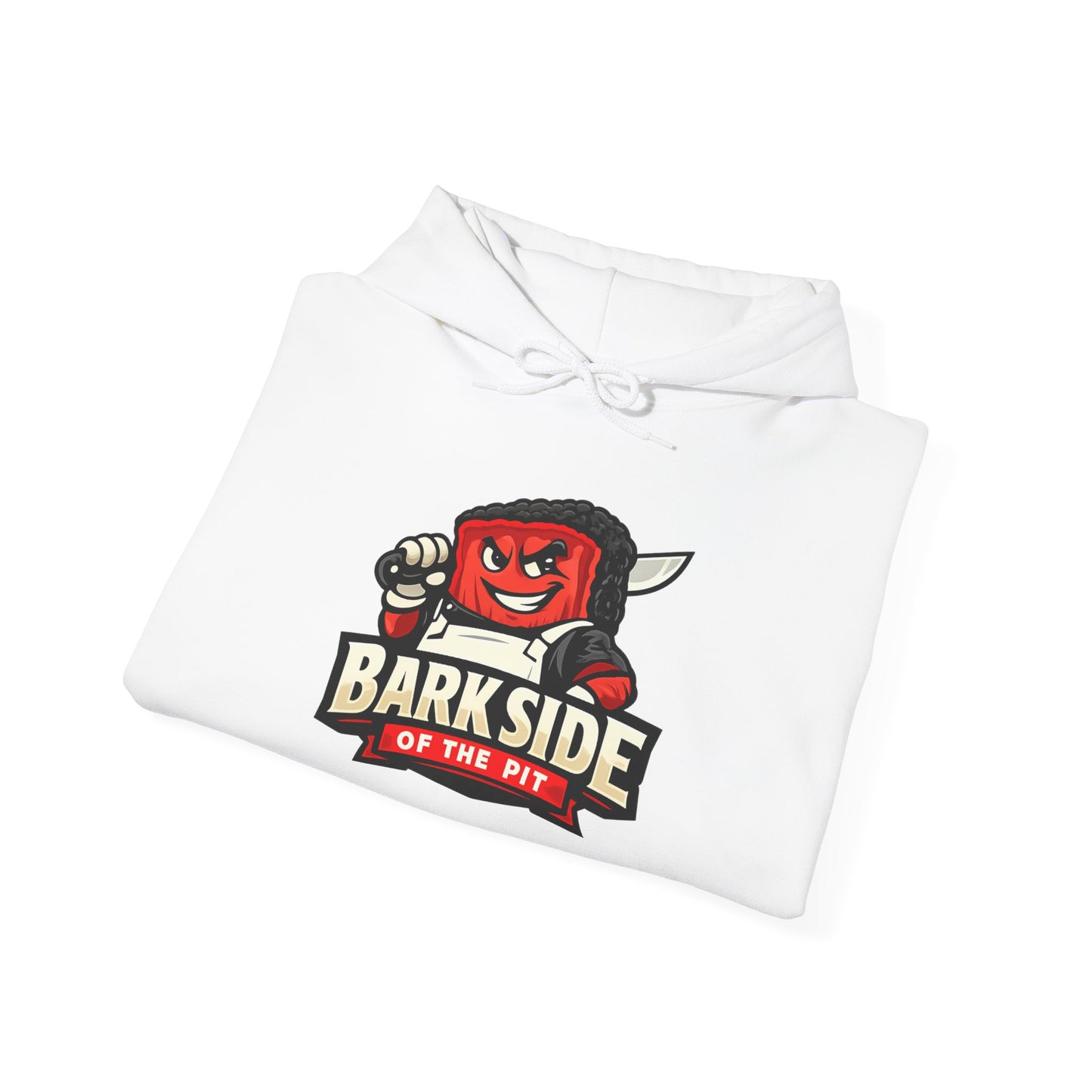 Barkside of the Pit Hoodie — Funny BBQ Grill Mascot Pullover