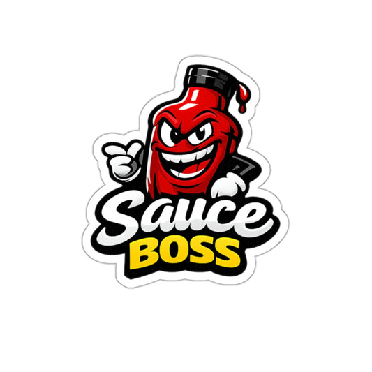 Sauce Boss Die-Cut Sticker — Funny BBQ Sticker