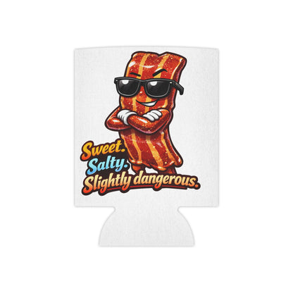 Sweet, Salty & Slightly Dangerous Can Cooler — Funny BBQ Beer Koozie