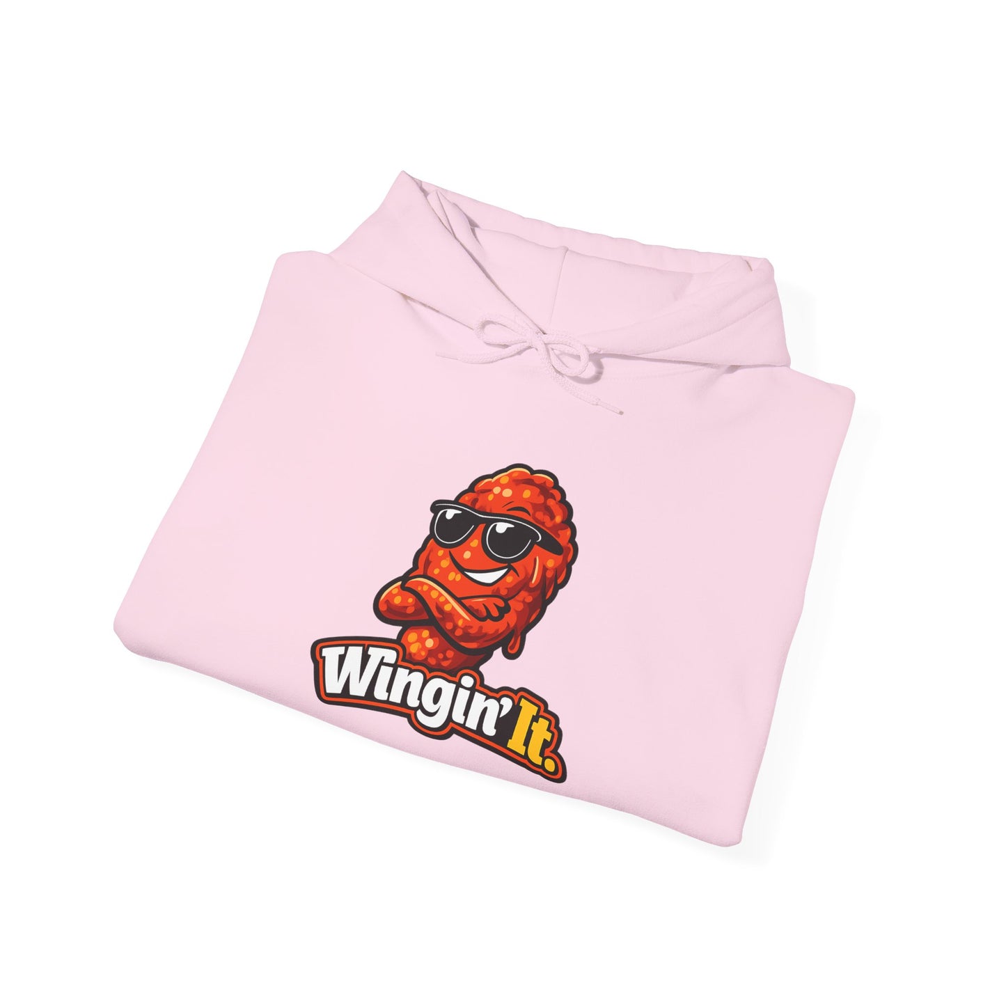Wingin' It Chicken Wing Hoodie — Funny Foodie Comfort Pullover
