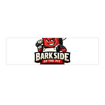 Barkside of the Pit Bumper Sticker — Funny BBQ Vinyl Decal