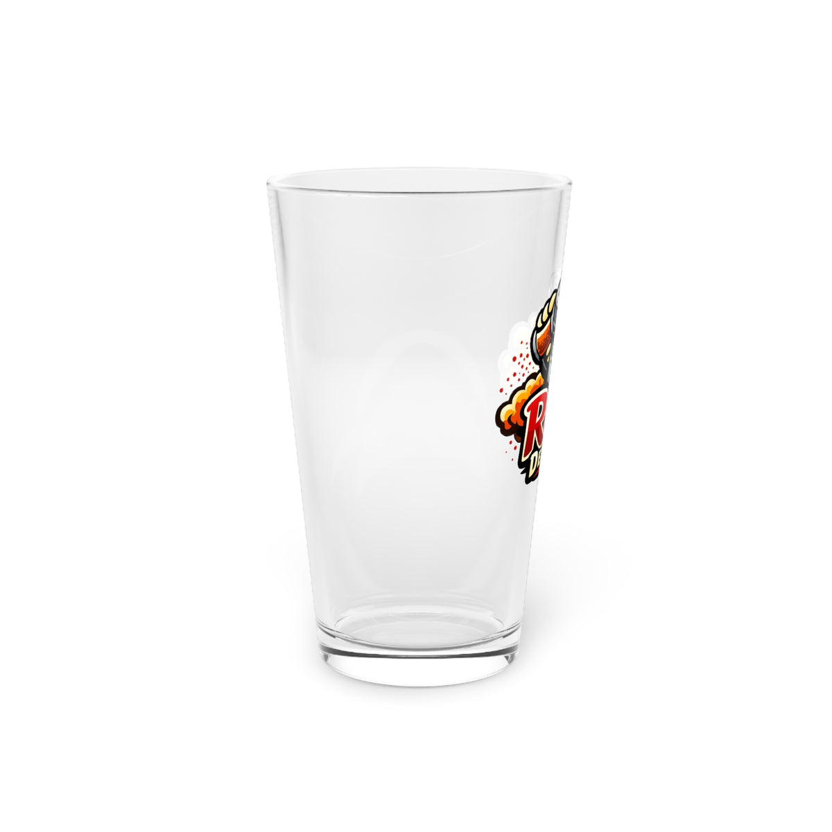 Rub Dealer Pint Glass — Funny BBQ Beer Glass, 16oz