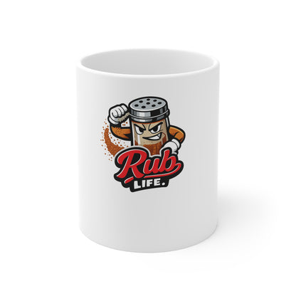 Rub Life Mug — Funny BBQ Coffee Mug, 11 oz